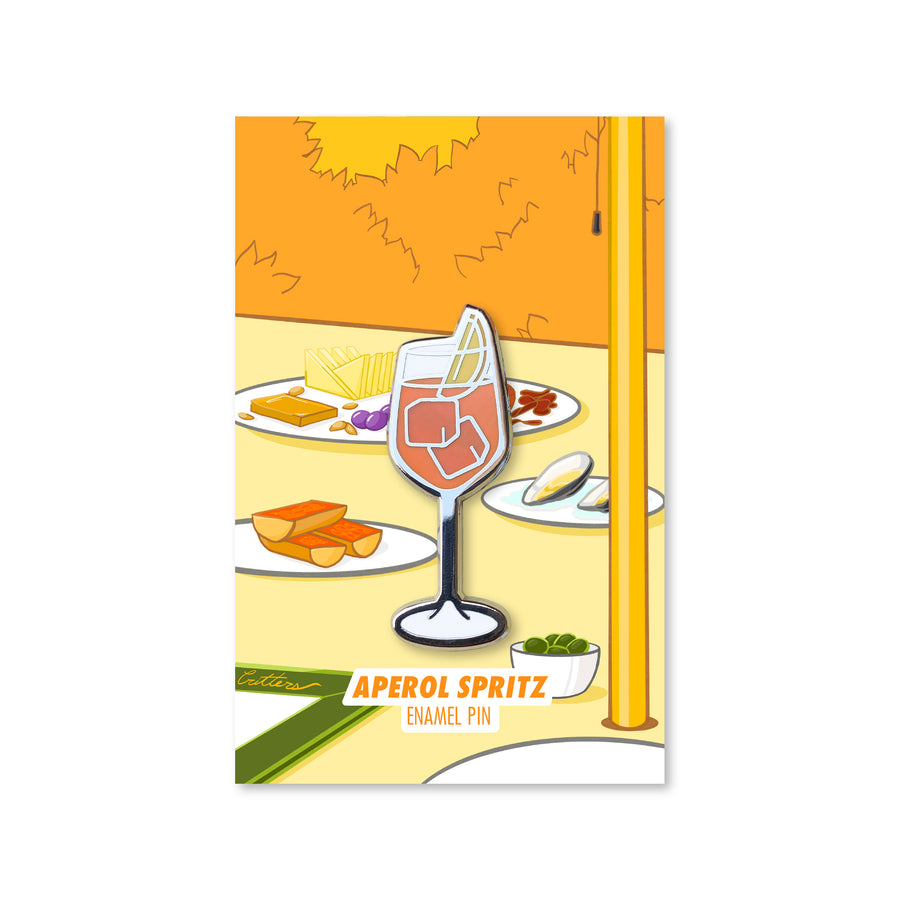 Aperol Spritz Cocktail Critters Pin