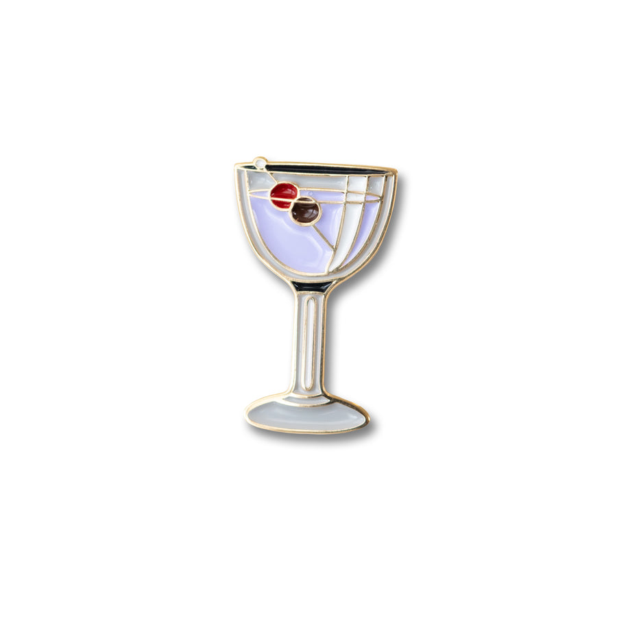 Aviation Cocktail L&V Pin