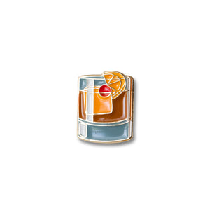 Old Fashioned Cocktail L&V Pin