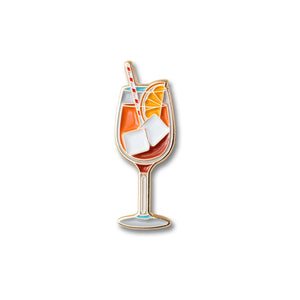 Aperol Spritz Cocktail L&V Pin