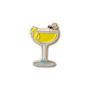 Bee’s Knees Cocktail L&V Pin