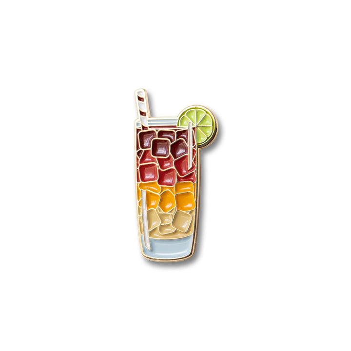 Dark and Stormy Cocktail L&V Pin