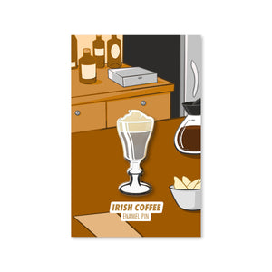 Irish Coffee Cocktail Critters Pin