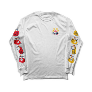 Bitter! Sweet! Spirit! Long Sleeve White T-Shirt