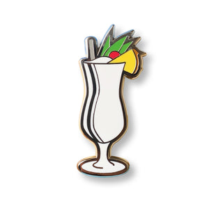 Piña Colada Cocktail Critters Pin