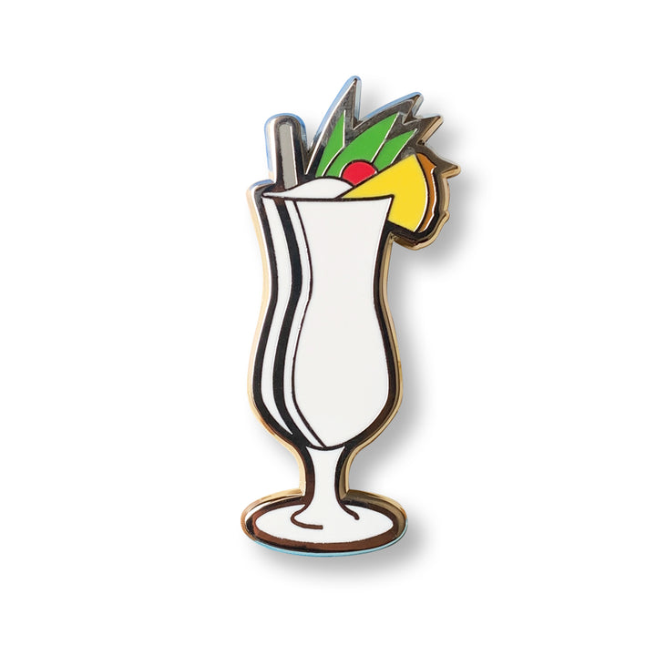 Piña Colada Cocktail Critters Pin