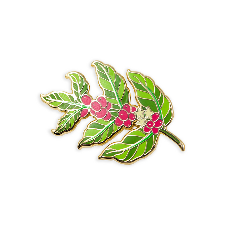 Coffee 'Botanics' Pin