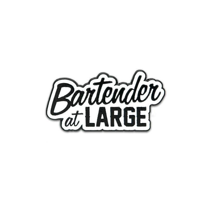 Bartender at Large Classic Logo Pin