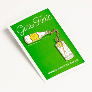 Gin & Tonic Cocktail L&V Pin