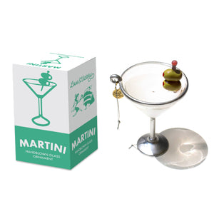 Martini Cocktail Christmas Ornament