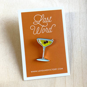 Last Word Cocktail L&V Pin