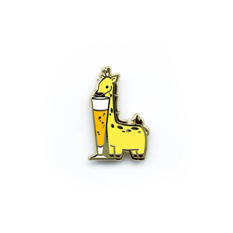 A Hoppy Giraffe Pin