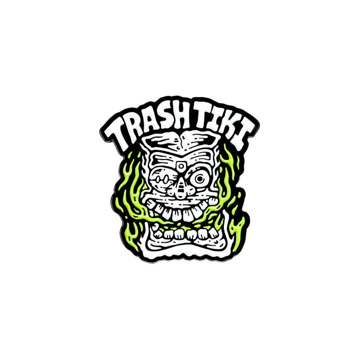 Trash Tiki Pin